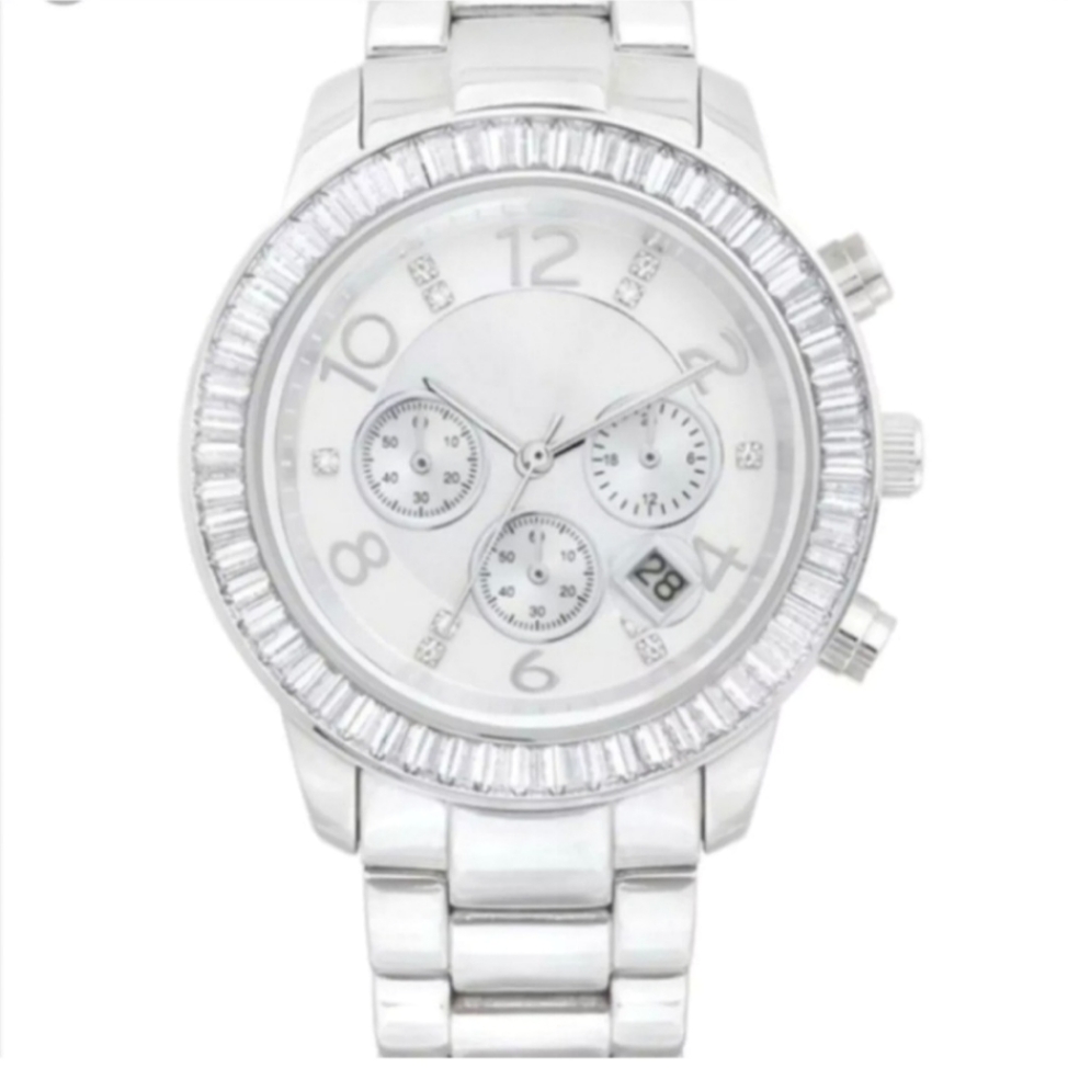 Silpada Finishing Touch Watch T2956 Stainless W/Cz + New Battery